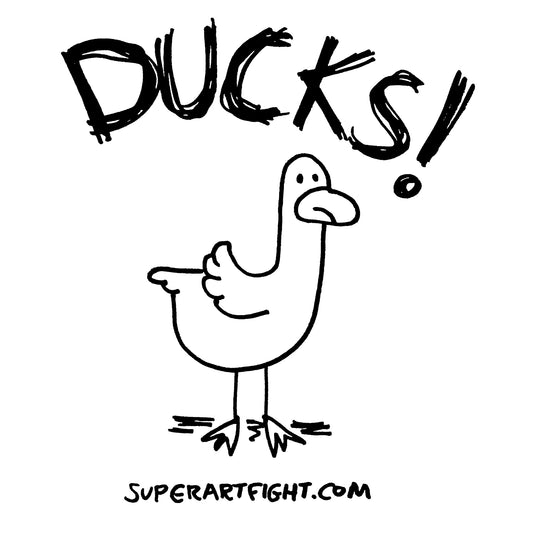 Ducks! - Super Art Fight T-shirt